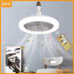 مروحة السقف و مصباح LED